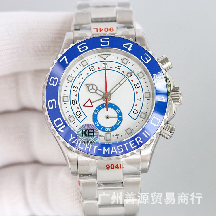 Micro-business on behalf of Lao's yacht Mingshi automatic mechanical men's steel belt watch station west source cross-border foreign trade batch