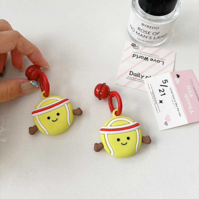 かわいい iPhone Apple トラッカー保護カバー Airtag 紛失防止デバイス収納ボックス漫画シリコンソフトケースに適しています|undefined