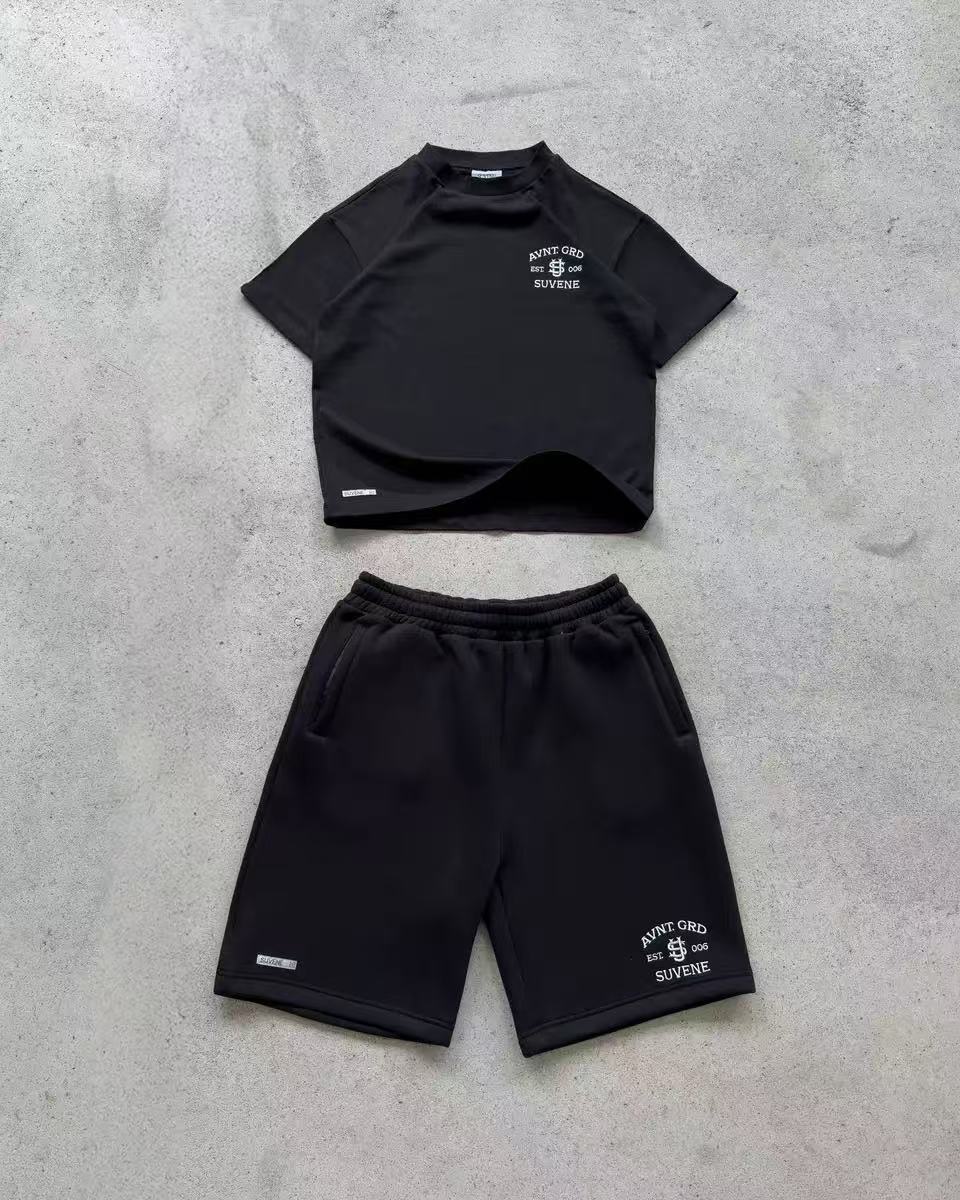 SUVENE S Embroidery Set 2-Piece Black