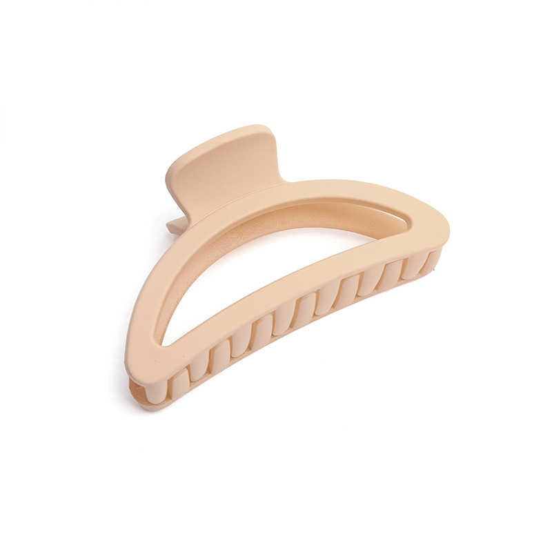 Simple media luna clip de las mujeres cola de caballo updo tiburón clip nicho diseño cabeza trasera horquilla tocado al por mayor