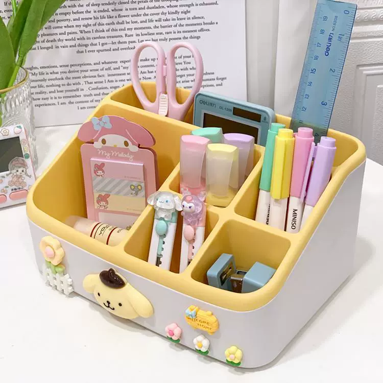 Большая cartoon настольная коробка для хранения Kuromipato собачий держатель ручки планшет канцелярия косметика мусорная коробка