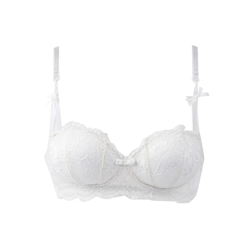 Lace sexy thin underwear, sponge push up bra, set