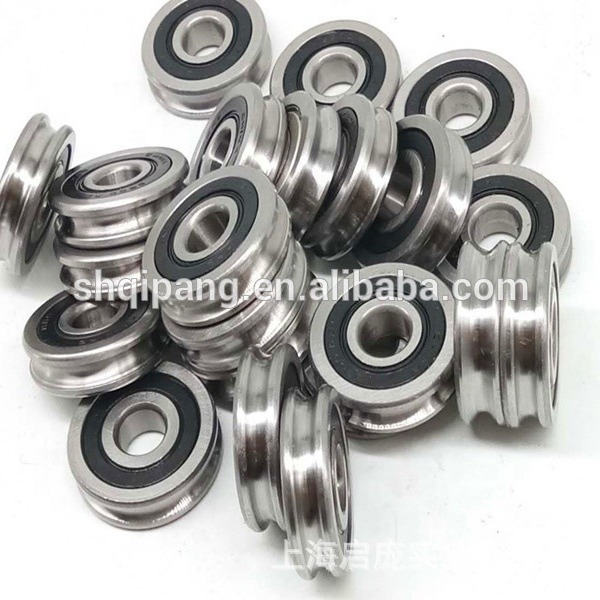 U槽线材校正轮轴承轮调直轮内12铜管校直配件轮子不锈钢丝校直轮