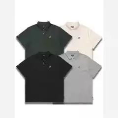 Men's Summer Short Sleeve Golf Polo Shirt Breathable Outdoor Sports Fashion Versatile Collared Top