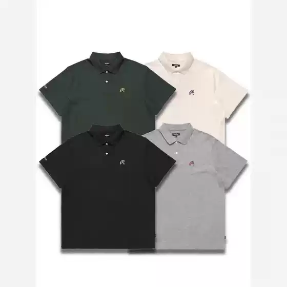 Men's Summer Short Sleeve Golf Polo Shirt Breathable Outdoor Sports Fashion Versatile Collared Top