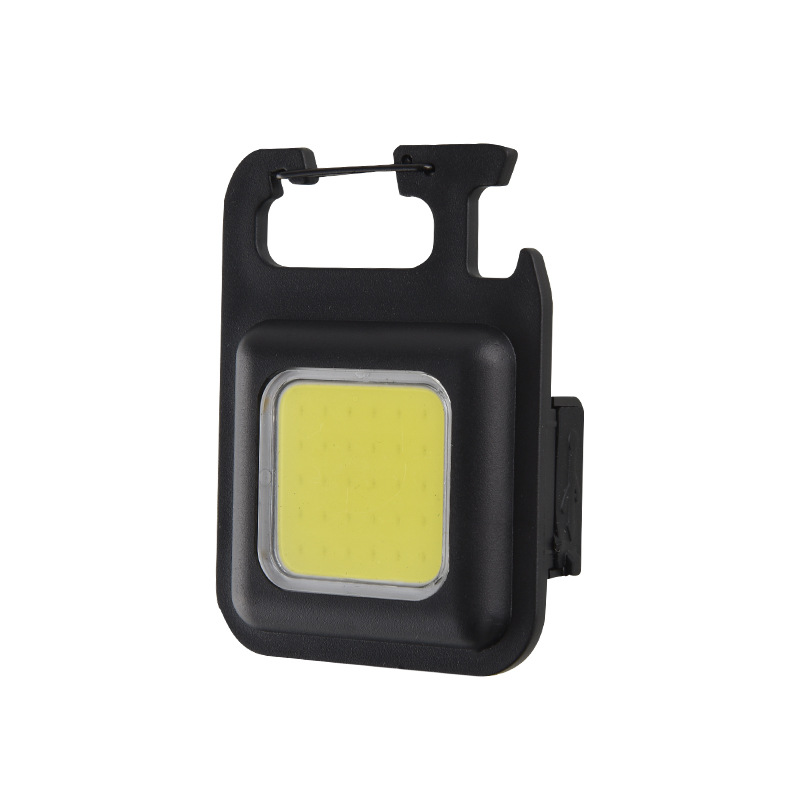 Llavero luz fuerte luz recargable linterna al aire libre Super brillante multifuncional mini portátil pequeña luz de trabajo
