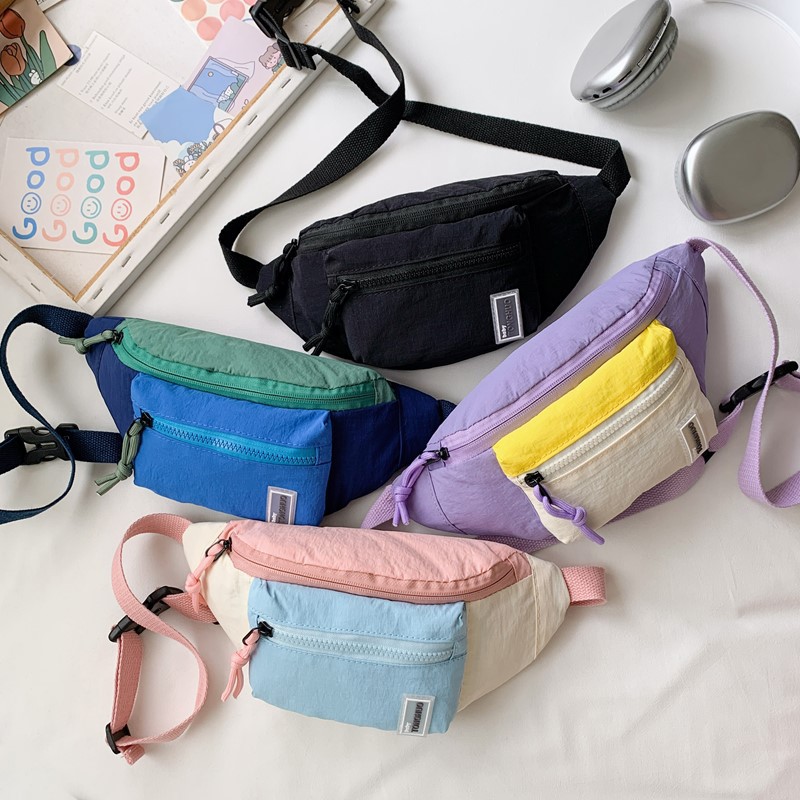 Bolsas de pecho de moda coreana para niños y niñas, bolsas deportivas casuales para niños, bolsas de mochila de gran capacidad, nuevas bolsas de moda para niños.