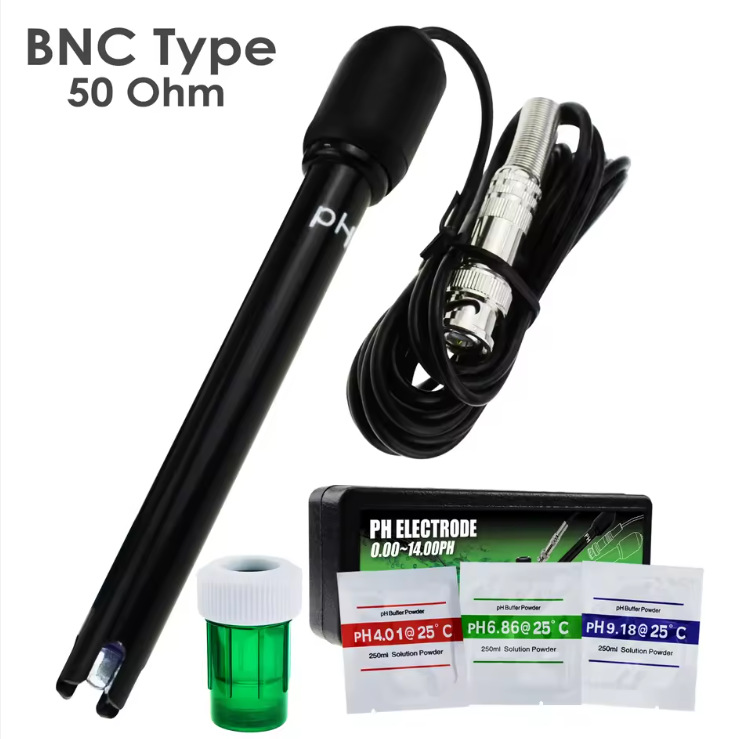 PH计水质监测仪 实验室PH电极 BNC接口电极