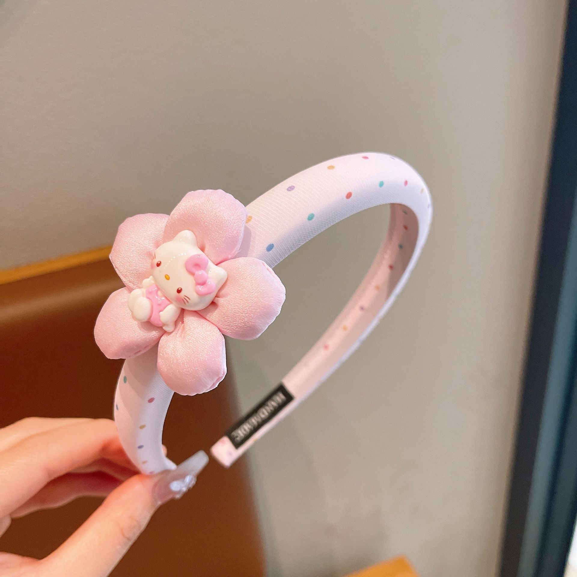 Conejo niño esponja banda de cabello 2026 nueva linda niña acabado de cabello roto artefacto no estrangulación banda de cabello tocado