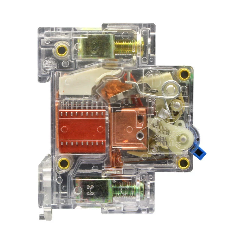 Пластмассовый корпус DZ47 прозрачный автомат защиты от утечки 1/2/3/4P DZ47 воздушная клеммная коллекторная развязка распределение питания высокий лимит тока