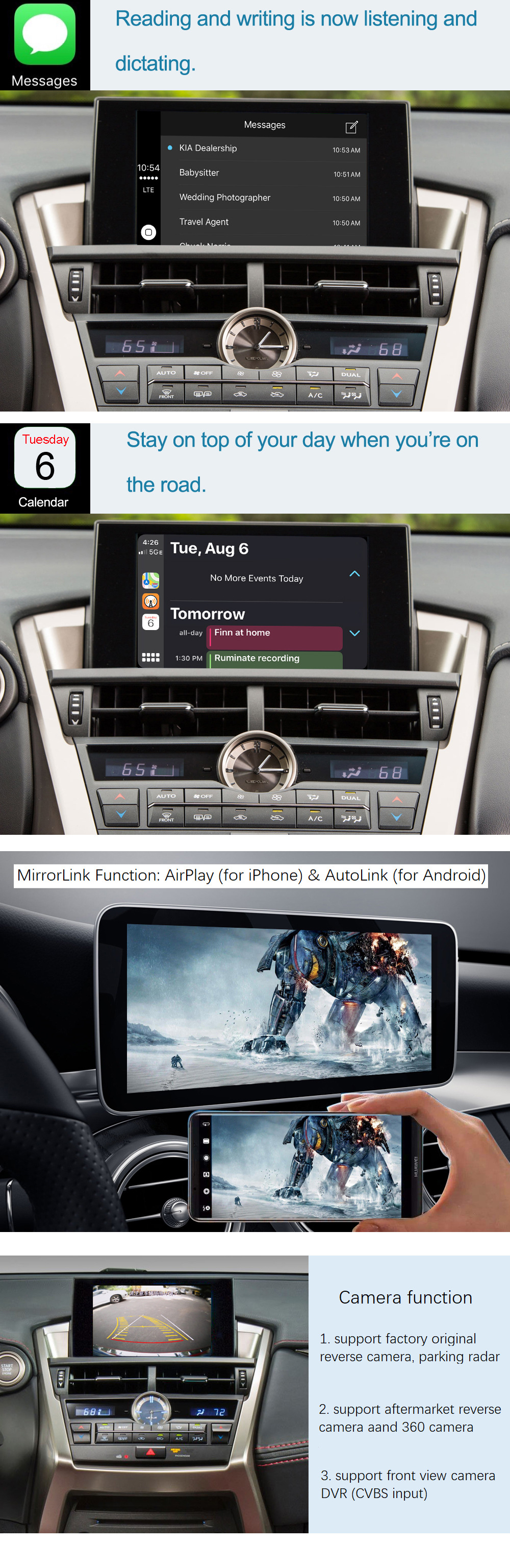 Road Top Car-machine Interconnection Wireless Apple CarPlay Suitable for Lexus Decoder Module Decoder