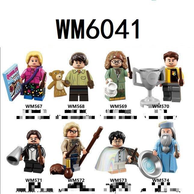 外贸货品WM6041电视电影系列 拼装积木人仔玩具外贸款单包可混批