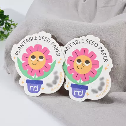 种子纸发芽纸婚礼请柬邀请函儿童节门票生日入场明信片艺术纸