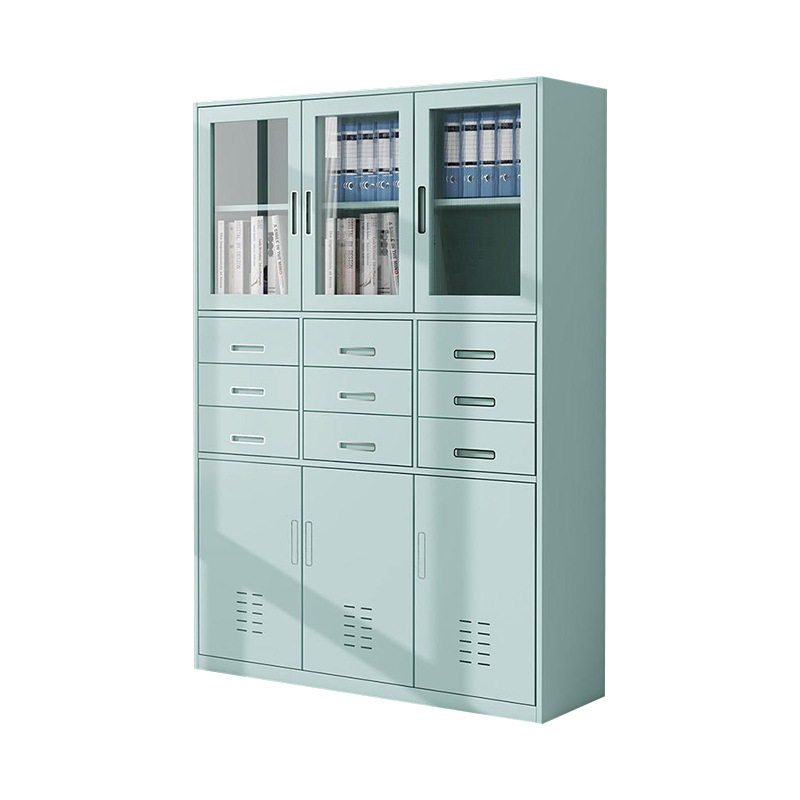 Ventas transfronterizas calientes de archivos de acero de color gabinete de archivos financieros gabinete de archivos de oficina gabinete de almacenamiento de gran capacidad