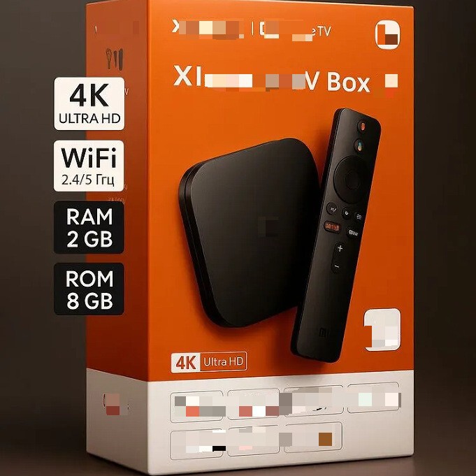 IM TV Box 4K5G Dual-Band WiFi6 High-Definition Smooth Network Set-Top Box Supports Bluetooth Voice Remote Control BOX