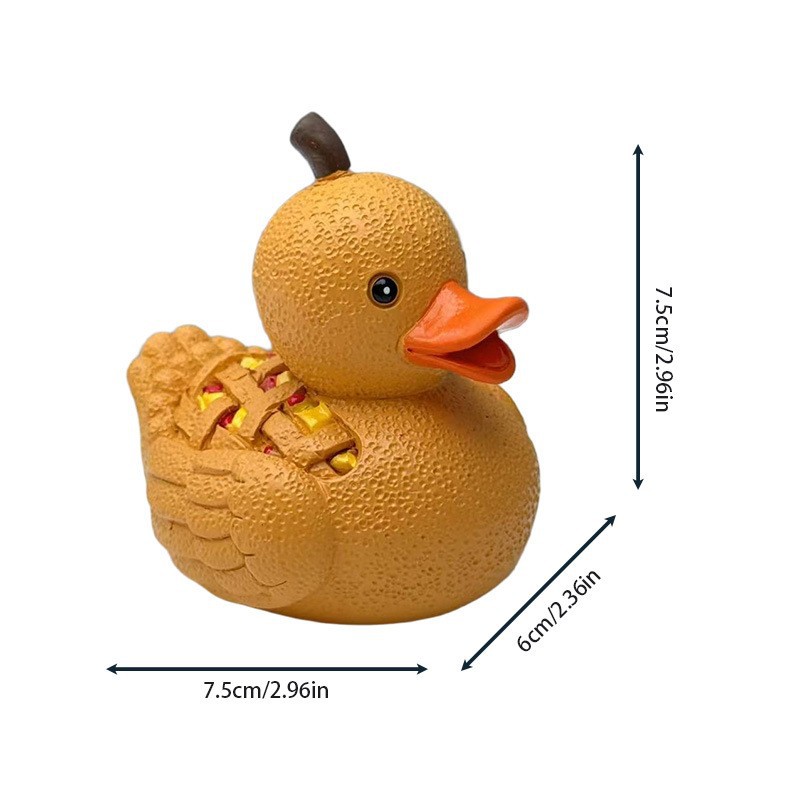 Nuevo producto transfronterizo, Pato Vegetal de Diseño Peculiar, Artesanía de Resina de Pato Vegetariano
