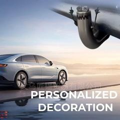 国境を越えた人気のパイプモンスター面白い風揺れモンスター車の排気管装飾
