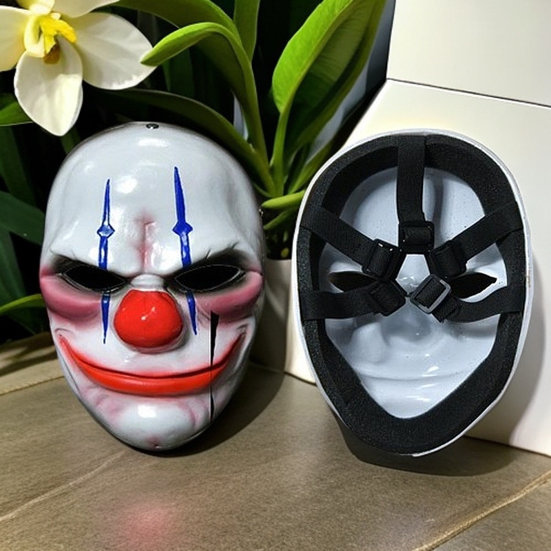 ハーベストデイ アメリカ樹脂コスプレ フェスティバル フラッグ レッドブレイン レッドフェイス オールドマン メンズブレイン ハロウィン ピエロマスク|undefined