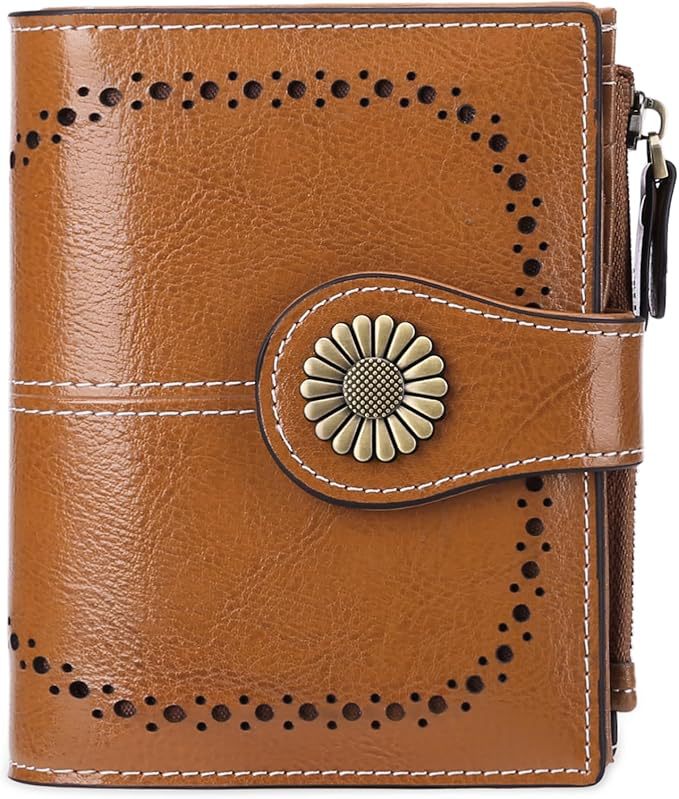 Suphiar personalizado billetera de explosión transfronteriza para mujeres corta Europa y los Estados Unidos cera de aceite bolso de cambio de cuero con tarjeta de cremallera en uno