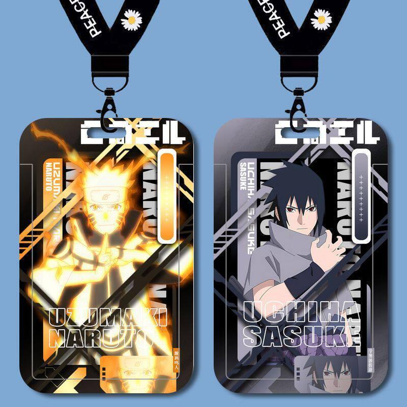 Naruto, Sasuke, and Jiraiya Student Campus Card Holder, Work Id Card Protector, Access Card, School Badge with Custom Design Naruto, Sasuke, and Jiraiya Student Campus Card Holder, Work Id Card Protector, Access Card, School Badge with Custom Design