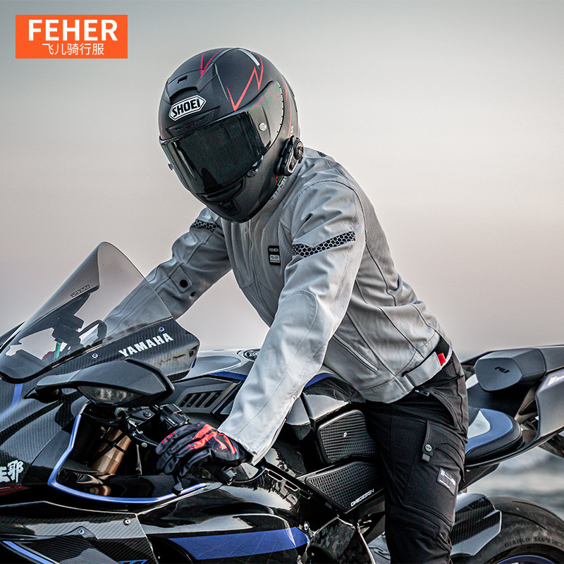 Feher Motorcycle Jacket Summer Mesh Breathable Motorcycle Riding Jacket for Men and Women Commuting Motorcycle Jacket Feher Motorcycle Jacket Summer Mesh Breathable Motorcycle Riding Jacket for Men and Women Commuting Motorcycle Jacket