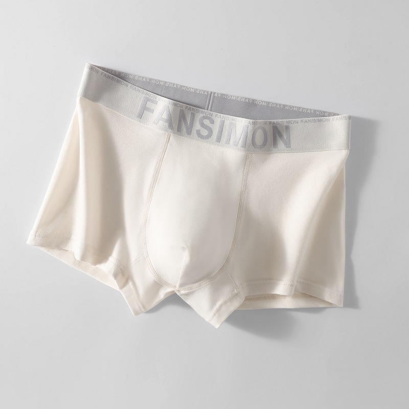 Ropa interior de los hombres de algodón verano delgada media cintura transpirable hombres triángulos cortos deportes ropa interior juvenil