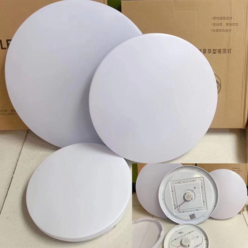Luz de techo led redondo balcón pasillo luz Cuerpo Humano inducción sonido y control de luz Luz de Baño Luz de ingeniería pan