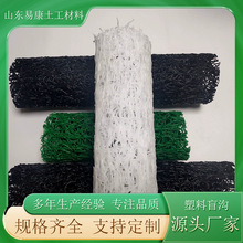 塑料盲沟渗水高抗压盲管绿化排水圆形塑料盲沟黑色内支撑塑料盲沟