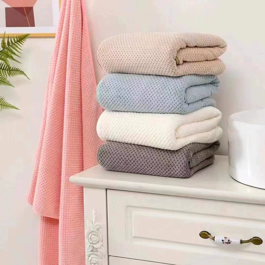 Коралловое мягкое пляжное банное полотенце, повышенная плотность, для салонов красоты