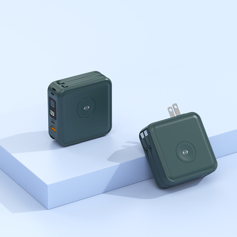 磁気ワイヤレスパワーバンクにはプラグが付属しており、時計のワイヤレス充電をサポートしています。隠しスタンドモバイル電源|undefined