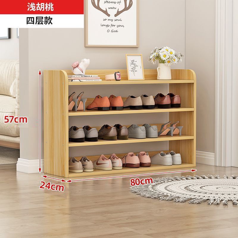 Simple Shoe Rack for Home Entrance Large Capacity Shelf Storage Partition Layered Space Multi-Layer New Shoe Cabinet Assembly