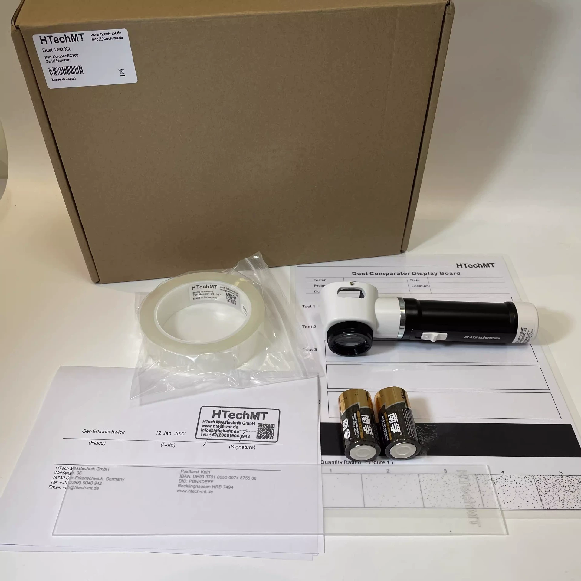 Немецкий Hi-To SC100 пылеулавливающие наборы для обнаружения пыли