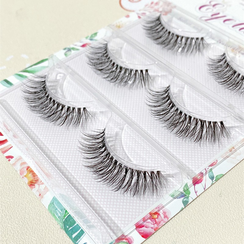 Classic Style Solid Color High-Grade Fiber False Eyelashes 1 Set display picture 8