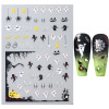 Nail stickers, adhesive fake nails for nails, suitable for import, new collection, halloween, 3D, wholesale