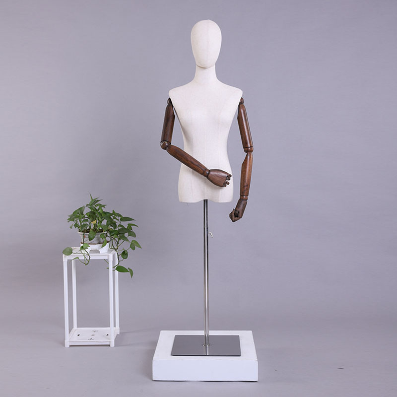 Maniquí de escaparate para tienda de ropa, maniquí femenino de medio cuerpo, maniquí de exhibición, maniquí de enseñanza, maniquí femenino para ropa, modelo de busto pequeño.