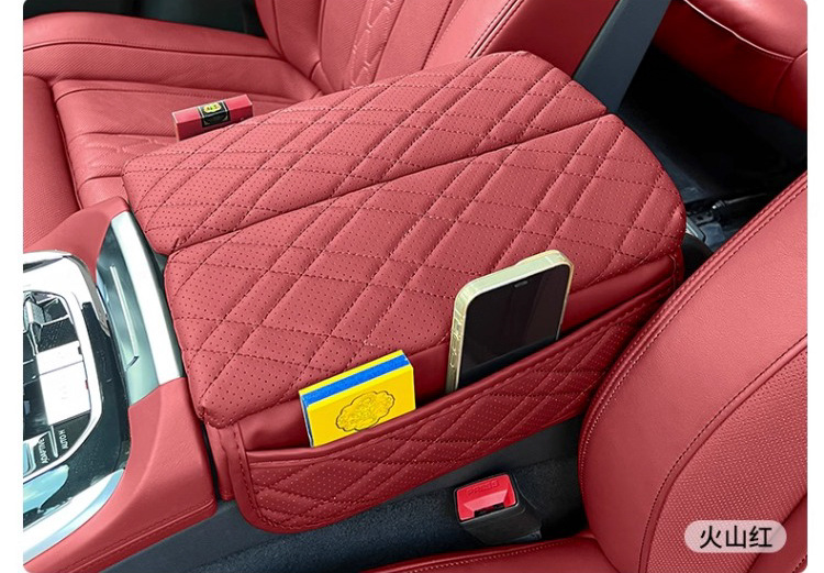 Suitable for BMW 3 Series 4 series X3X4GT double Open height increasing car armrest box pad central protective cover car elbow support pad
