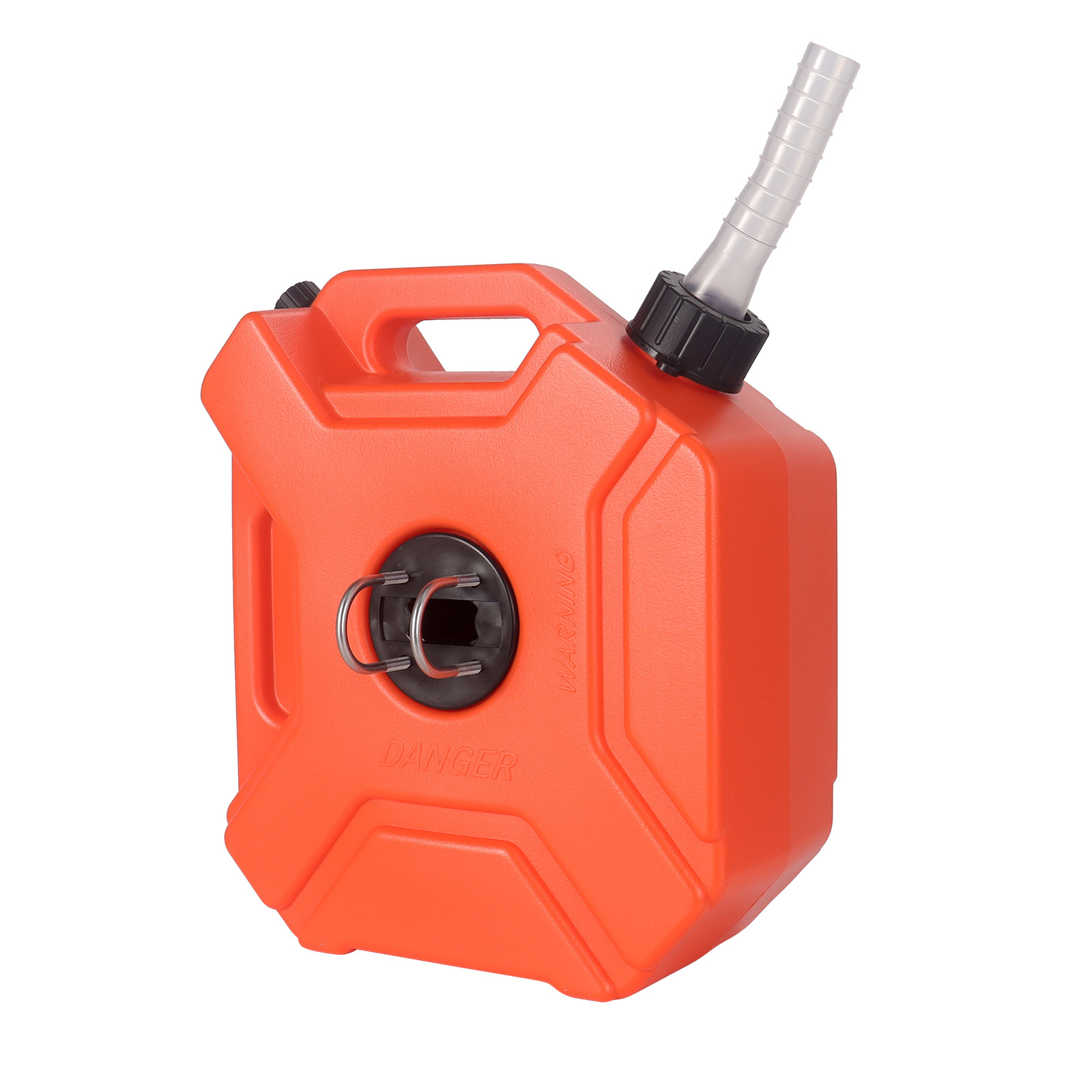 Wholesale Car and Motorcycle Spare Fuel Tank 5L with Lock Emergency Oil Pot Diesel Gasoline Plastic Oil Barrel Thickeneded Cross-Border