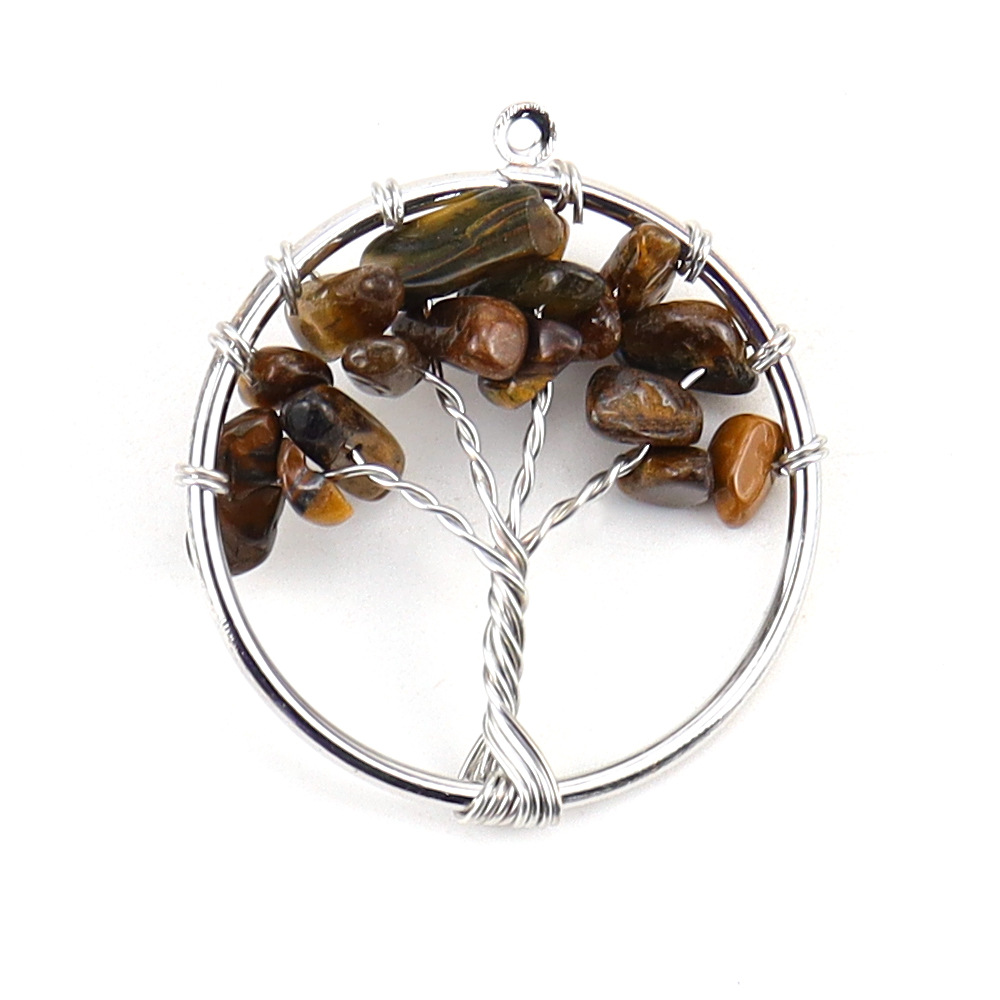 Simple Style Lucky Tree Natural Stone Agate Wholesale Pendants display picture 9