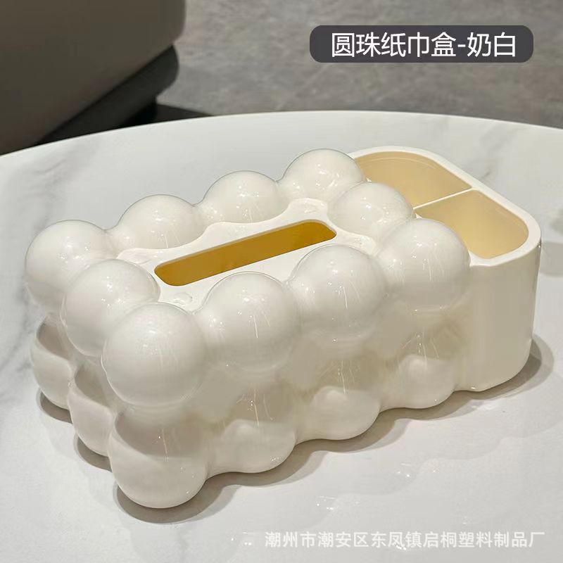 Nueva caja de pañuelos de algodón de azúcar de alta apariencia hogar sala de estar caja de almacenamiento de pañuelos KTV restaurante de alta gama caja de pañuelos