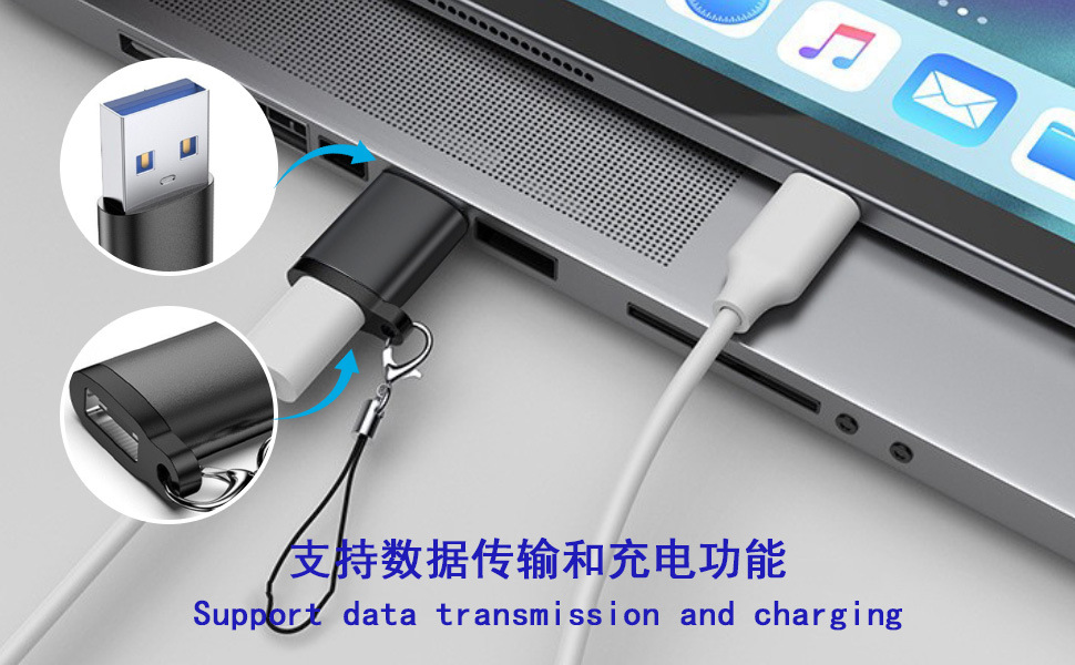 USB Type-C to USB 3.0 Male OTG Adapter Multi-function Phone Charging Data Transfer Converter Portable