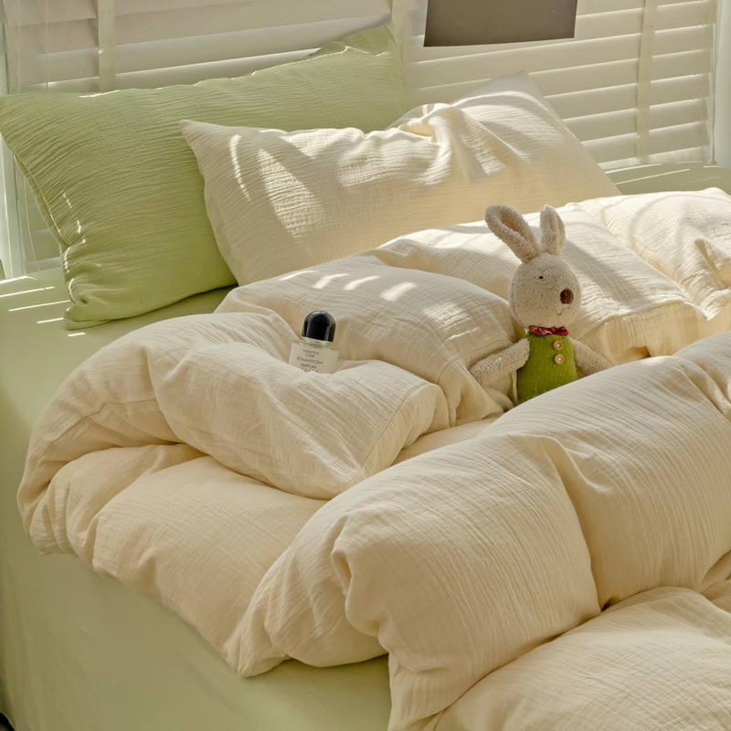 말차 코코아 화이트 [매우 부드럽고 피부 친화적이며 알몸으로 자도 좋음]