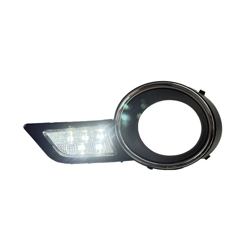 Suitable for 2009-2011 Toyota Highlander daytime running light front fog light frame modification LED daytime running light