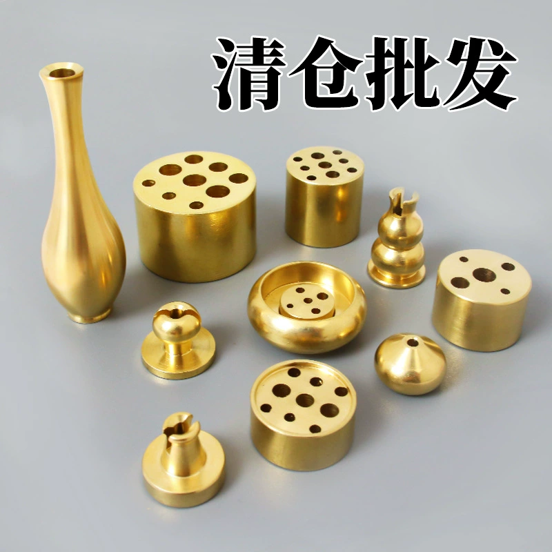 Латунная Тыква для благовоний лоток для благовоний с девятью отверстиями благовония маленькие благовония аксессуары для курильниц латунный скрытый держатель для благовоний с большим отверстием