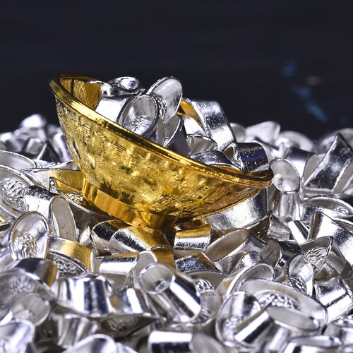 Manufacturer wholesale/ancient currency gold and silver alloy gold ingot silver ingot solid copper alloy ingot ornaments