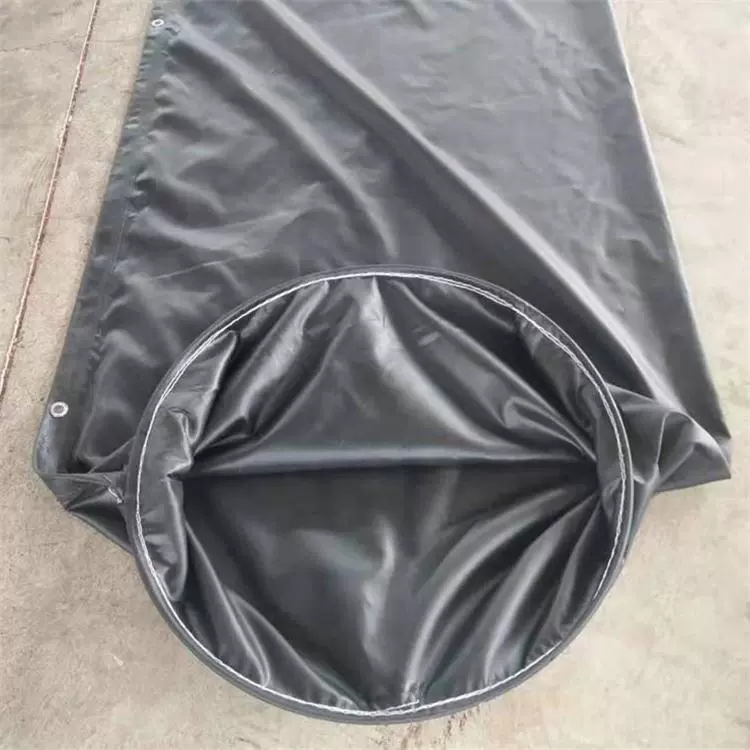 Ткань для воздуховодов тоннелей, специальная ткань с пластиковым покрытием для шахт, черная и зеленая