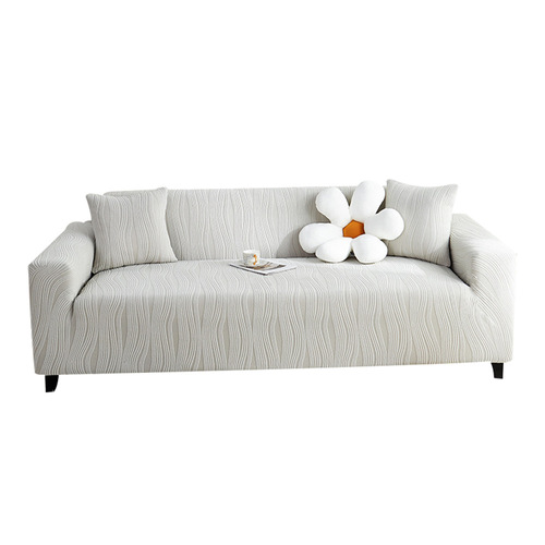 Cross-border Stretch All-Inclusive Sofa Cover — Lazy-Style Anti-Cat-Scratch, Four-Season Universal, One-Piece Jacquard Velvet Sofa Cover