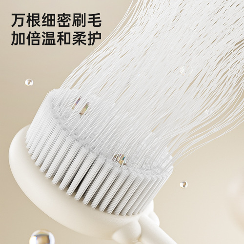 Children's bath brush back rub artifact baby bath towel brush back bath brush long handle bath brush body back soft hair