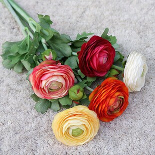 New 2nd -headed Lotus Peony High Simulation Flower Fake Flower Wedding Wedding Decoration Factory Factory wholesale Mao Tao