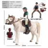 153 horses+saddle 1+ knight 2 set