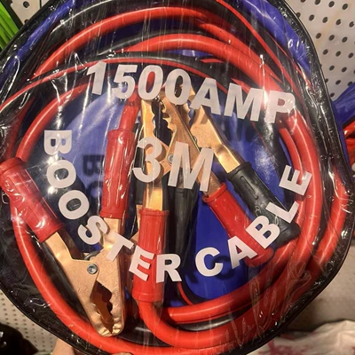 Car fire line battery line battery clip cable crocodile clip pure copper cable emergency start (Car on the line of fire)